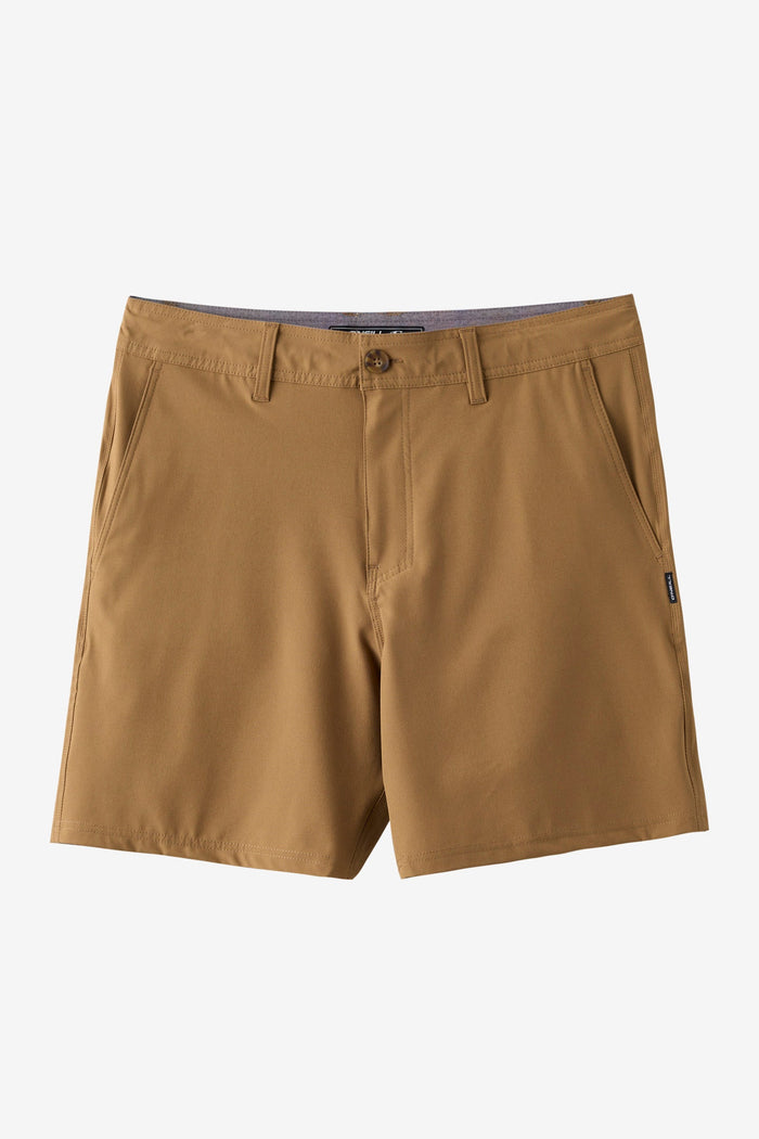 Reserve Solid 17" Hybrid Shorts - Dark Khaki