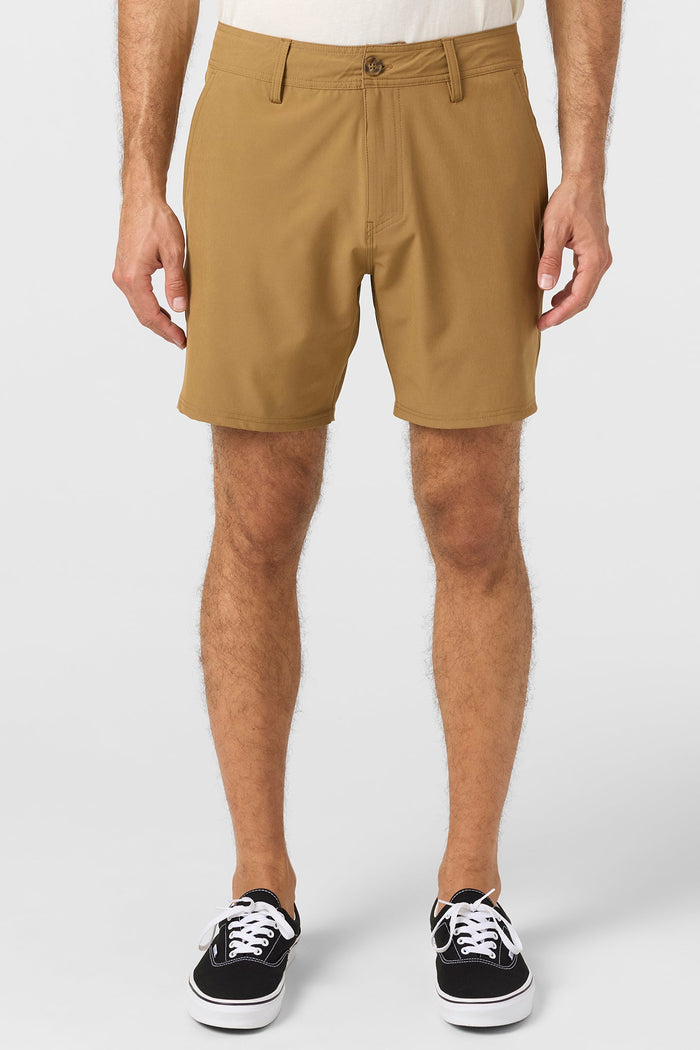 Reserve Solid 17" Hybrid Shorts - Dark Khaki