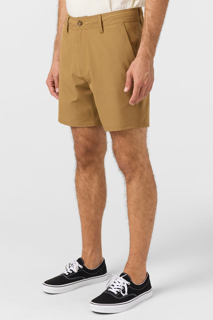 Reserve Solid 17" Hybrid Shorts - Dark Khaki