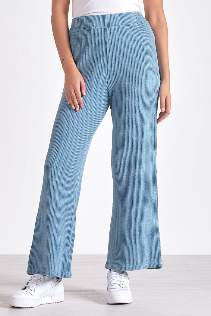 Ribbed Pants - Blue Wash