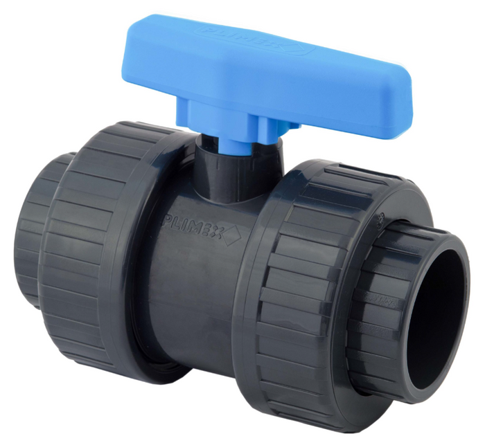 Robinet cu bila cu olandezi din PVC-U d 75mm