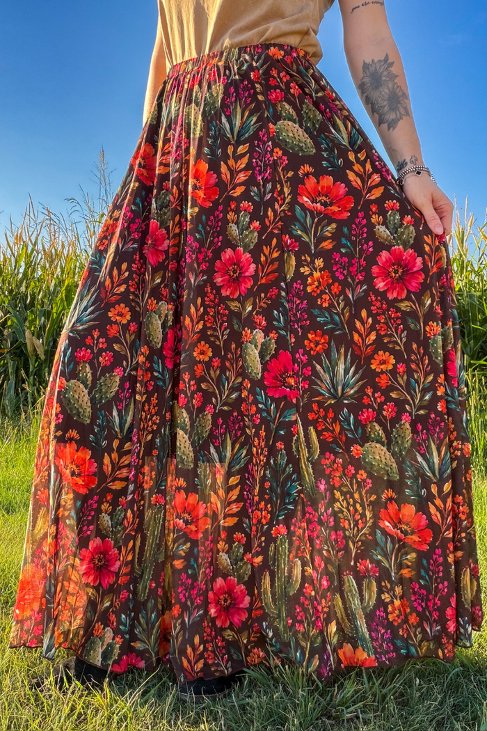 Rodeo Garden Maxi Skirt