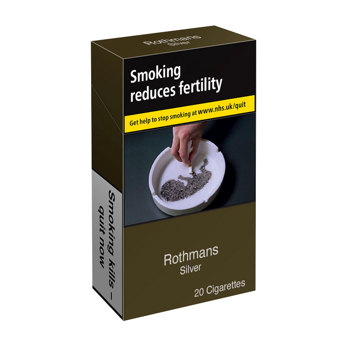 Rothmans Silver King Size - 20 Cigarettes