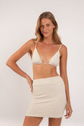 Rubi Mini Skirt - Brisa Off White (One-Size)