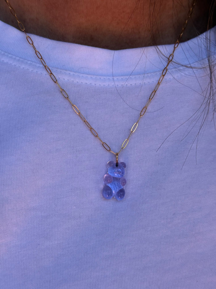 Ruby & Violet Gummy Bear Necklace