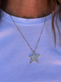 Ruby & Violet Pave Star Neckalce