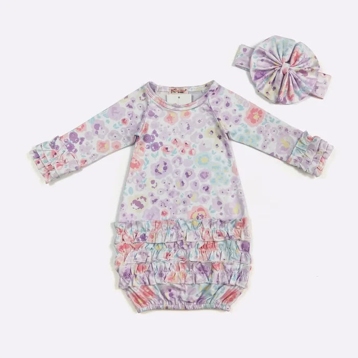 Ruffle Baby Gowns
