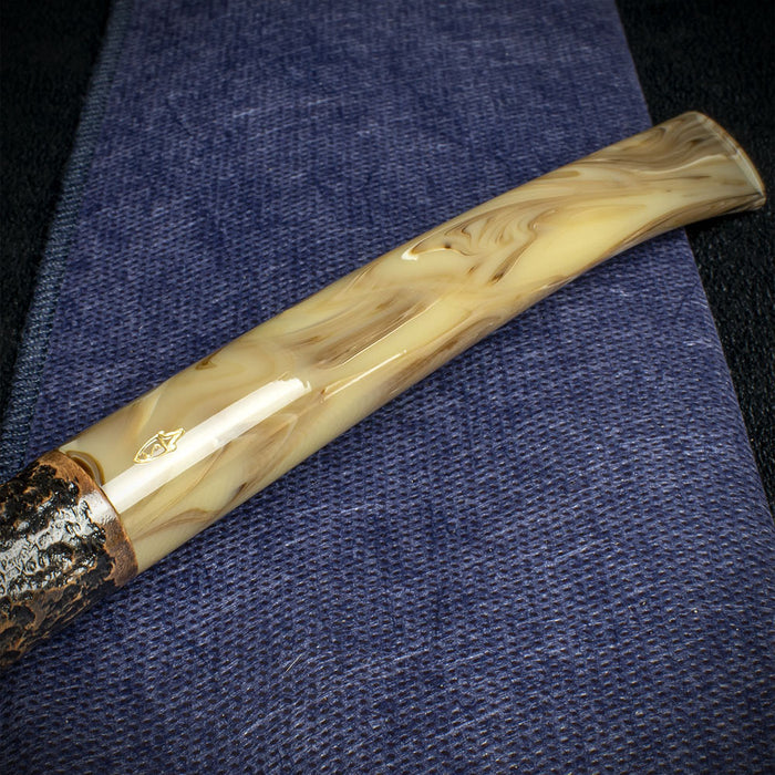 Savinelli Ginger's Favourite Rustic Brown Briar Pipe - 626 6mm