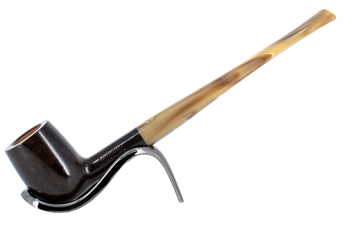 Savinelli Ginger's Favourite Smooth Brown Briar Pipe - 104 6mm