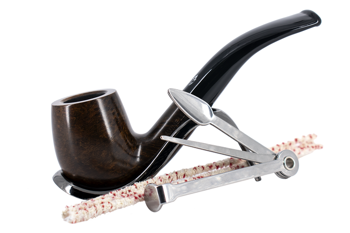 Savinelli One Smooth Brown 601 Pipe Starter Kit