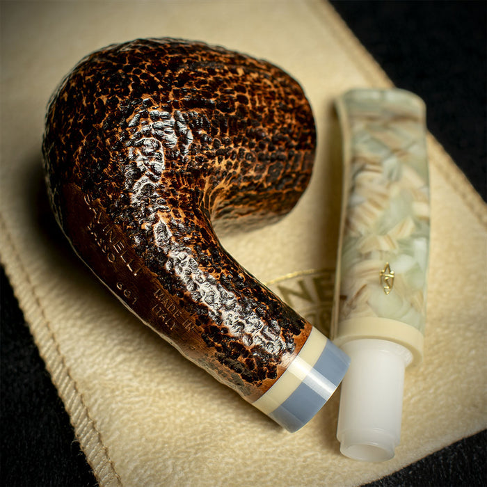 Savinelli Sasso Rusticated 601 - 6mm Briar Pipe