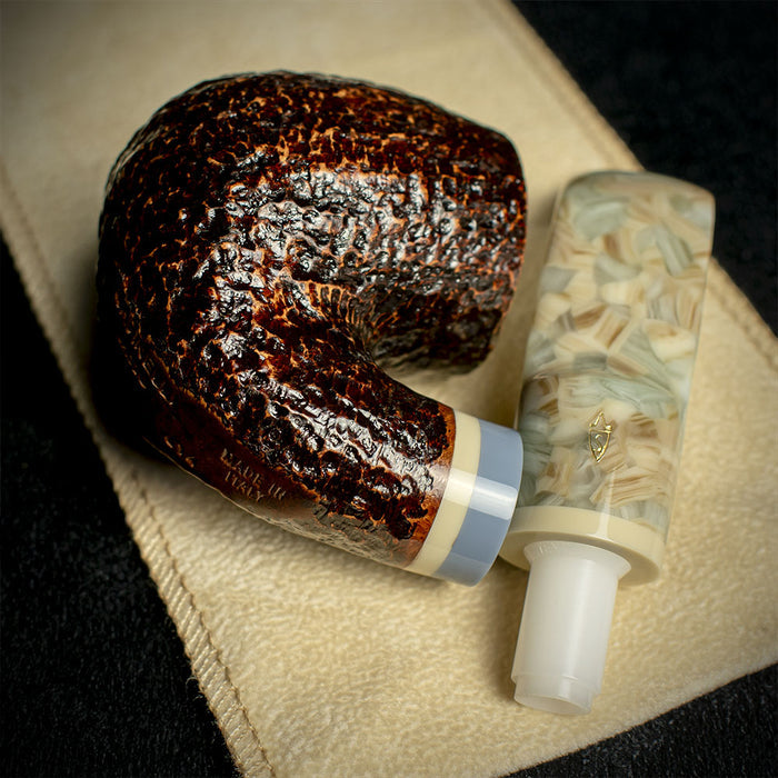 Savinelli Sasso Rusticated 614 - 6mm Briar Pipe