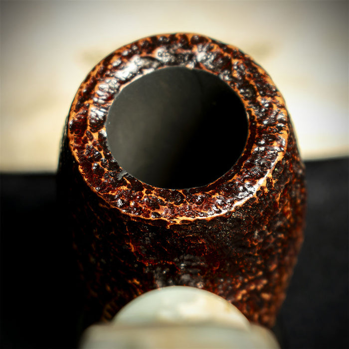 Savinelli Sasso Rusticated 614 - 6mm Briar Pipe
