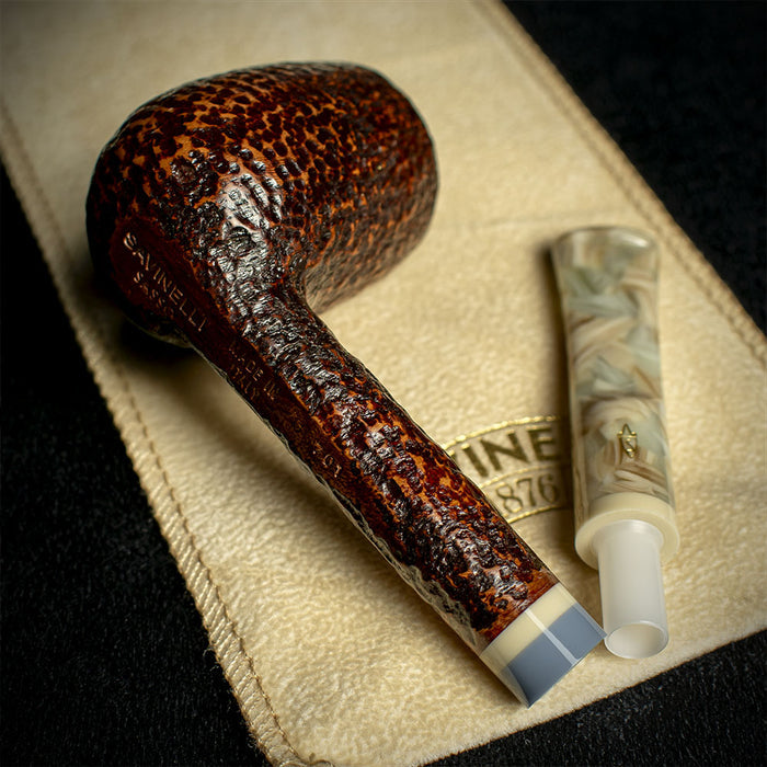 Savinelli Sasso Rusticated 701 - 6mm Briar Pipe