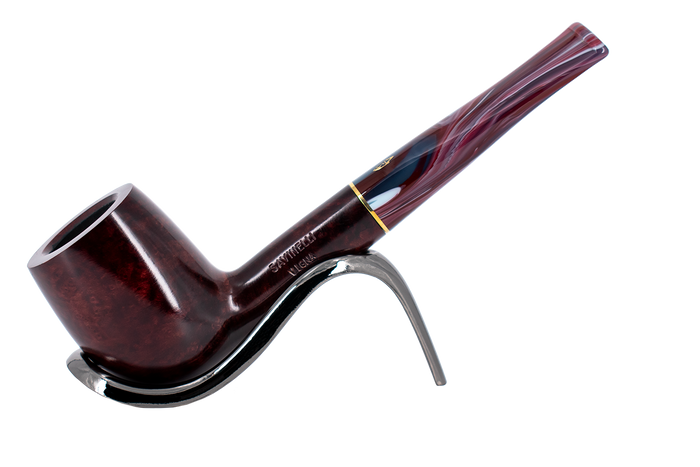 Savinelli Vigna Liscia Marrone 128 - 6mm Briar Pipe