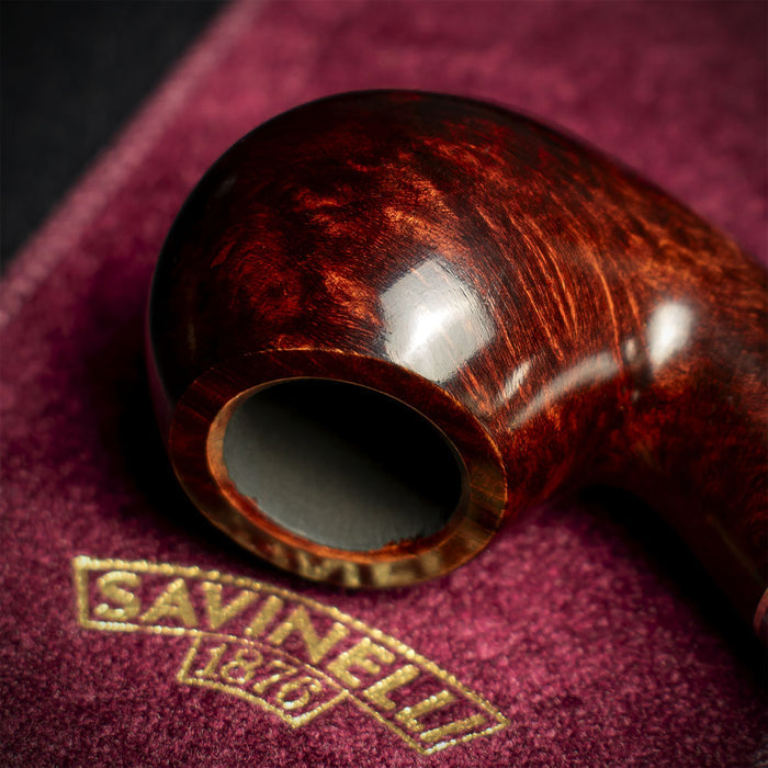 Savinelli Vigna Liscia Marrone 642 - 6mm Briar Pipe