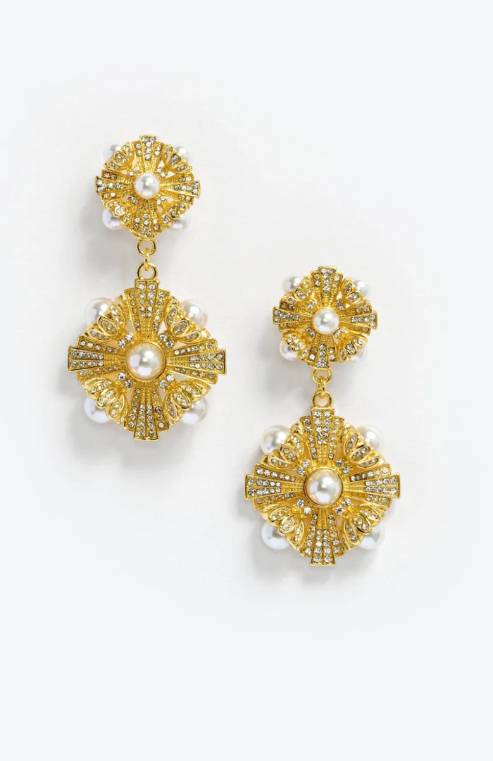 Self Portrait Pearl Clip-on Earrings