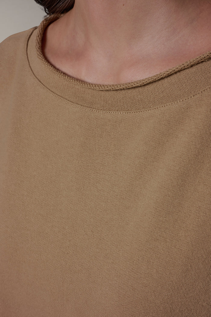 SHORT SLEEVE BOATNECK SWEATER