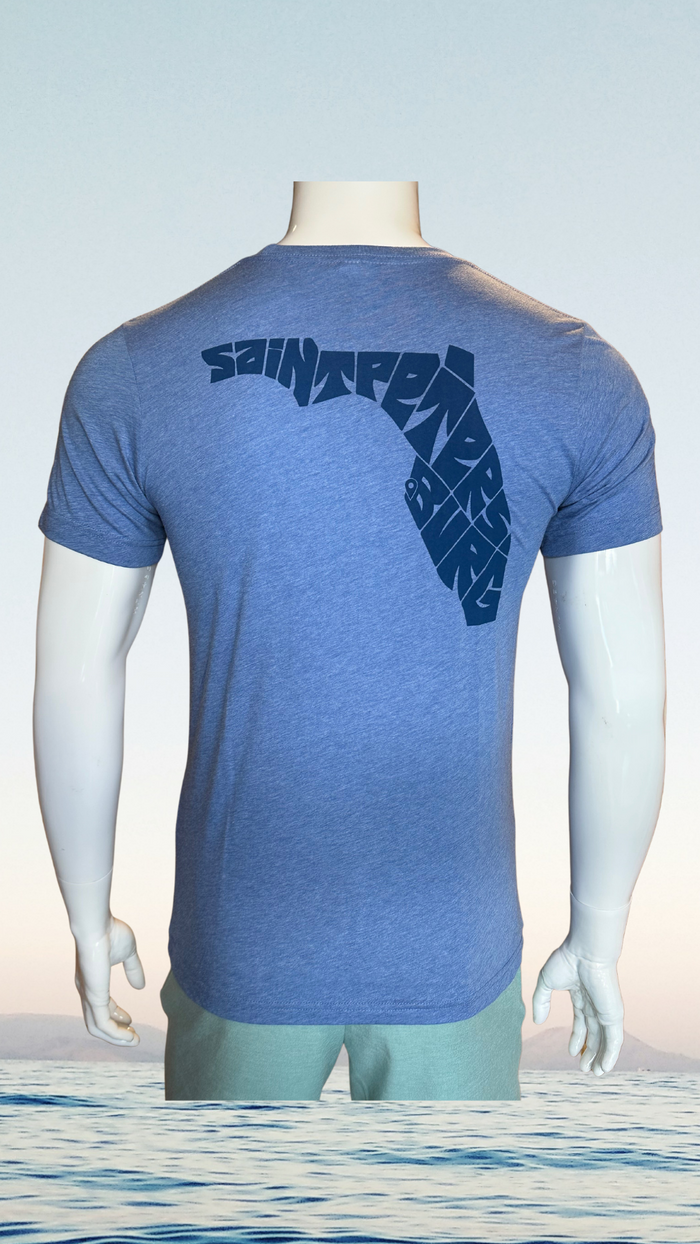 Short Sleeve T-Shirt - Blue - Blue Saint Petersburg State