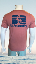 Short Sleeve T-Shirt - Mauve - GCSS Blue St. Pete Pelican