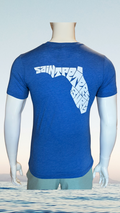 Short Sleeve T-Shirt - Royal Blue - White Saint Petersburg State