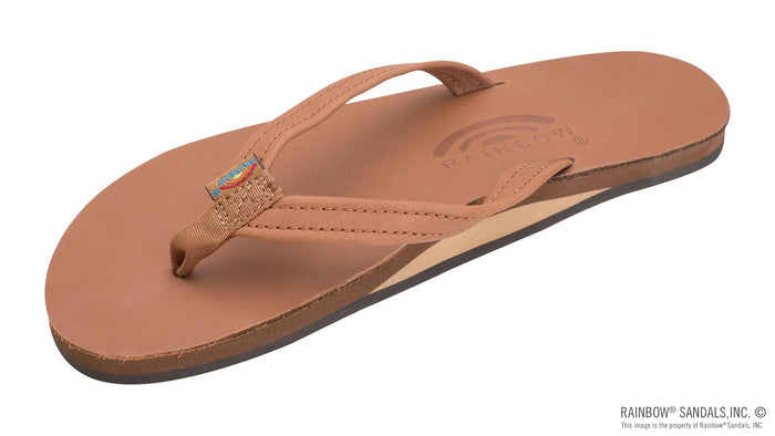 Single Arch Narrow Strap Sandals - Classic Tan
