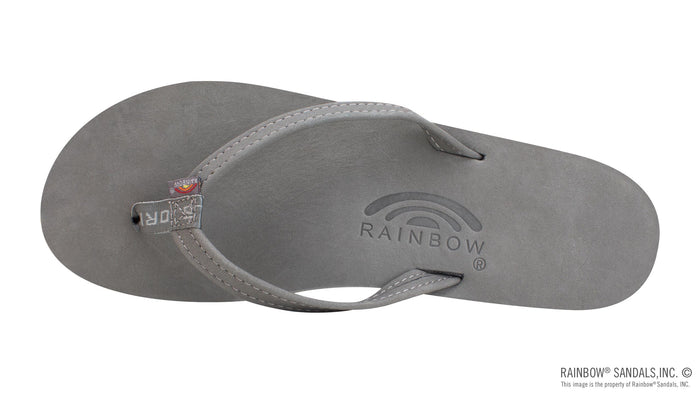 Single Arch Narrow Strap Sandals - Grey