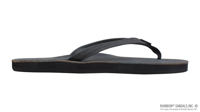 Single Arch Narrow Strap Sandals - Premier Black
