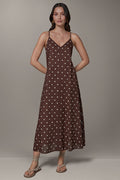 SLEEVELESS MAXI CUTOUT DRESS