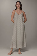 SLEEVELESS MAXI CUTOUT DRESS