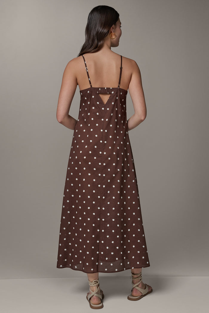 SLEEVELESS MAXI CUTOUT DRESS