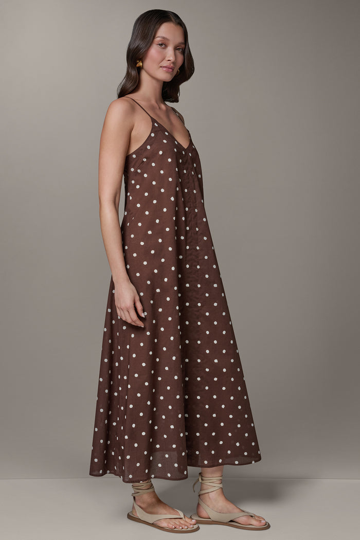 SLEEVELESS MAXI CUTOUT DRESS