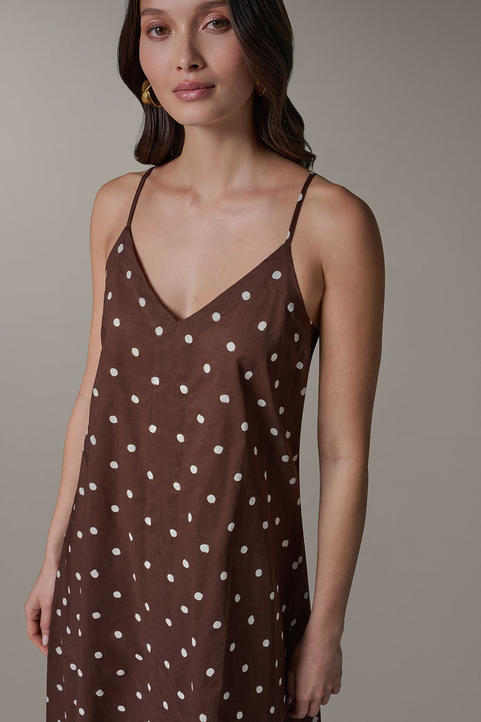SLEEVELESS MAXI CUTOUT DRESS