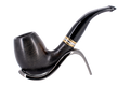 Smoke-King 9mm Black Beechwood Pipe - Bent