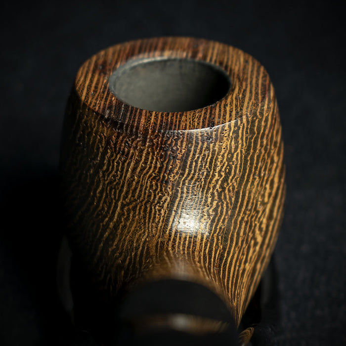 Smoke-King 9mm Brown Wenge Wood Pipe - Bent