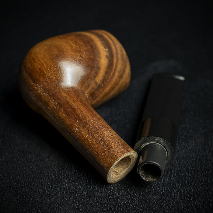 Smoke-King 9mm Cashew Wood Pipe - Straight Billiard