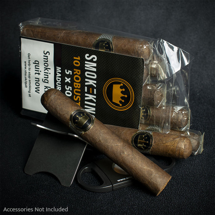 Smoke-King New World Nicaraguan Robusto Maduro Cigars - Pack of 10