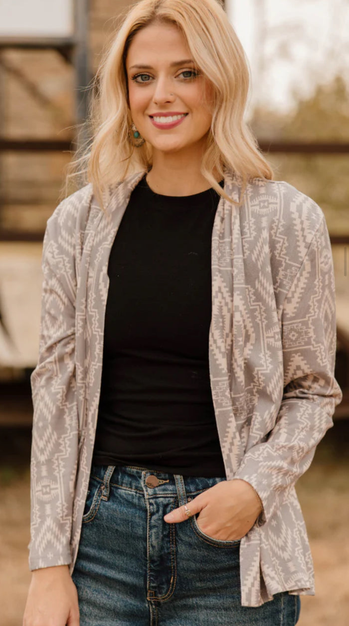 Smoke over Sand Cardigan