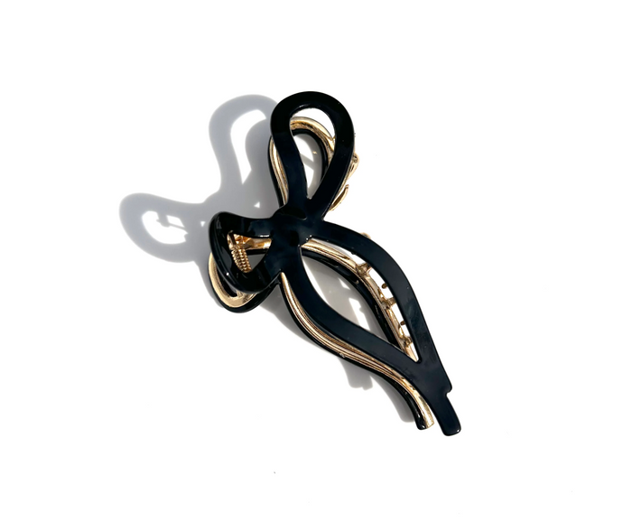 Solar Eclipse Ballet Bow Claw Clip
