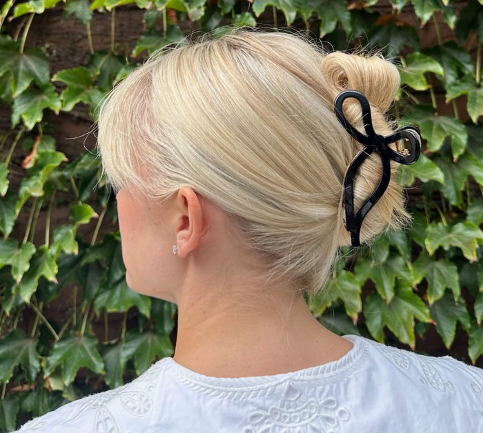 Solar Eclipse Ballet Bow Claw Clip