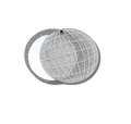 Solar Elipse Disco Compact Mirror