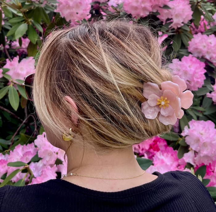 Solar Elipse Poppy Hair Clip