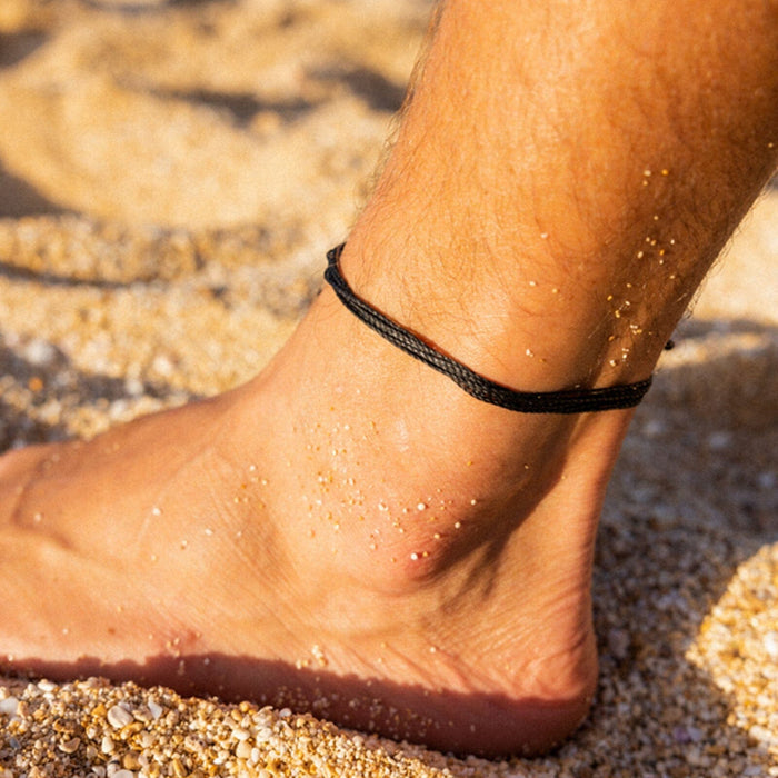 Solid Original 10" Anklet - Onyx