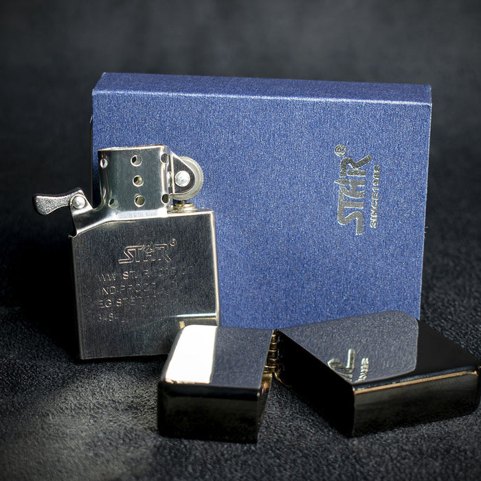 Star Petrol Lighter - Black Ice