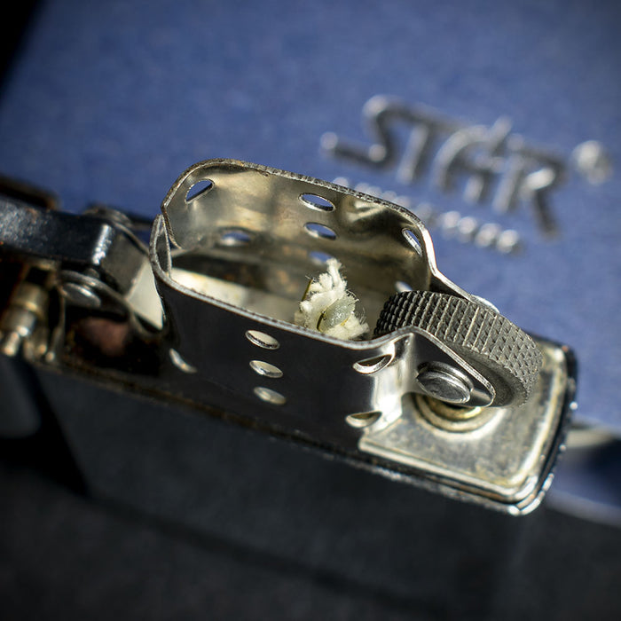 Star Petrol Lighter - High Polish Chrome