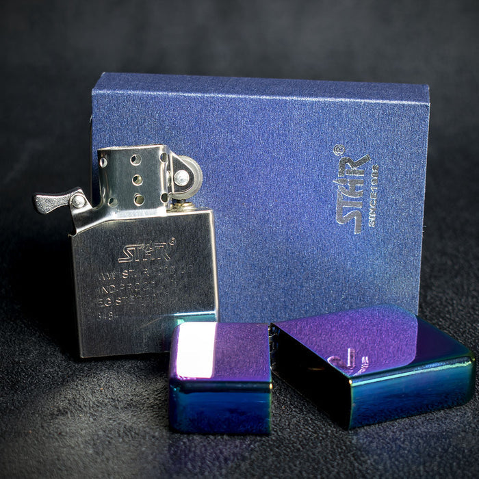Star Petrol Lighter - Rainbow