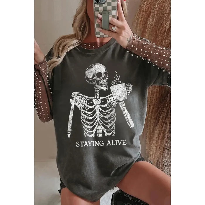 Staying Alive tee