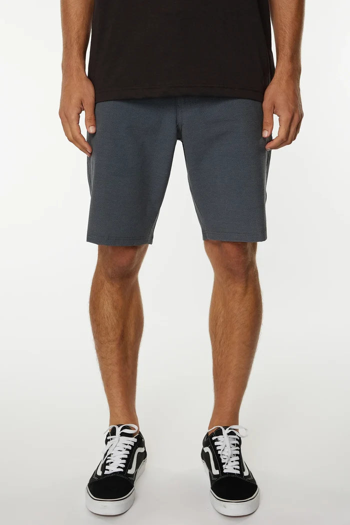 Stockton Print 20" Hybrid Shorts - Graphite