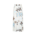 Straight Leg Printed Jeans - Coco Lush