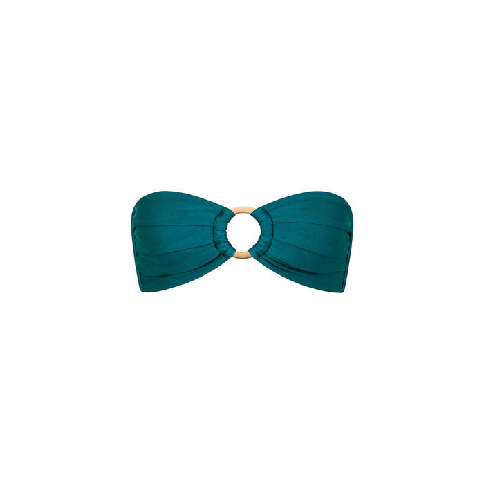 Strapless Bandeau Top - Laguna Haze Shimmer